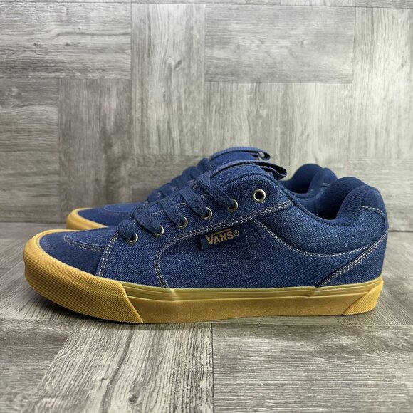 Vans Chukka Pro Push Men's size 12 Denim Blue Gum Skateboarding Shoes - Picture 2 of 8